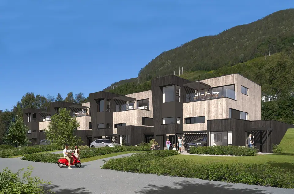 Enebolig — Elveslettvegen 116-130, Tromsdalen
